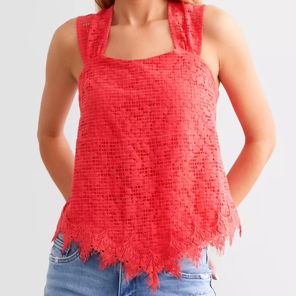Daytrip lace tank top